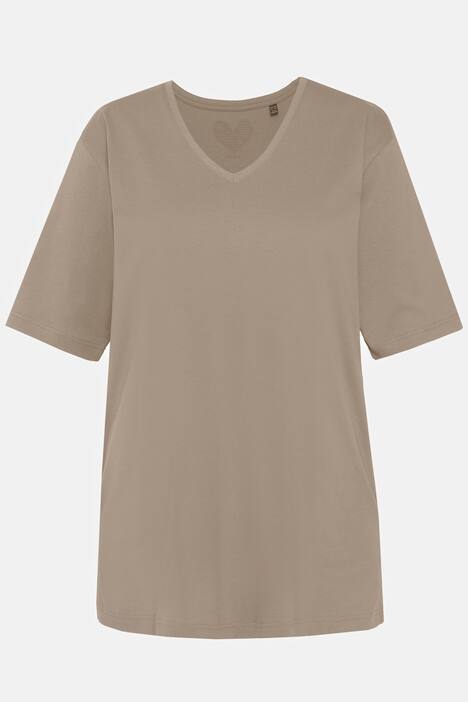 Basic V-Neck Relaxed Fit Short Sleeve Tee
