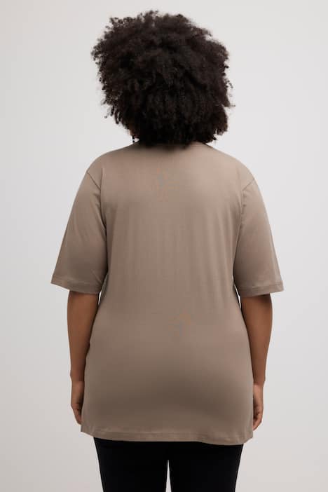 Basic V-Neck Relaxed Fit Short Sleeve Tee