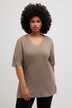 Basic V-Neck Relaxed Fit Short Sleeve Tee