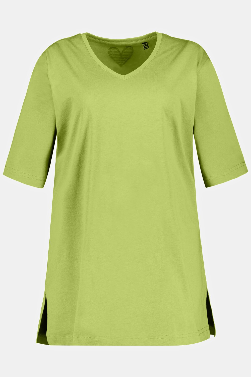 Grote Maten T-shirt, Dames, groen, Maat: 62/64, Ulla Popken