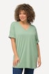 T-shirt coupe Relaxed Fit, décolleté en V et manches courtes