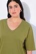 T-Shirt, V-Ausschnitt, Relaxed, Halbarm