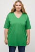 T-shirt, v-ringning, ledig passform, halvlång ärm