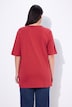 T-shirt coupe Relaxed Fit, décolleté en V et manches courtes
