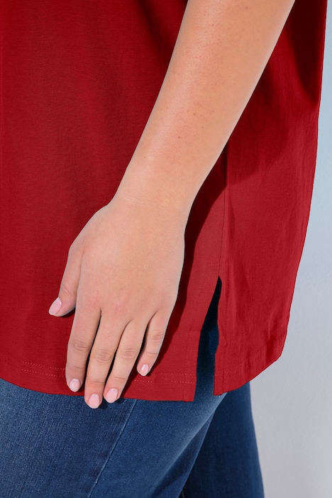 T-shirt, coupe Relaxed. Encolure V et manches courtes