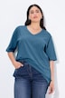 Basic V-Neck Relaxed Fit Short Sleeve Tee