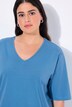 T-shirt, V-hals, relaxed, korte mouw