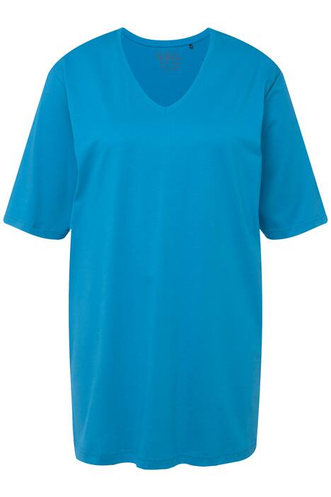 Tričko, výstřih do V, střih Relax, krátké rukávy