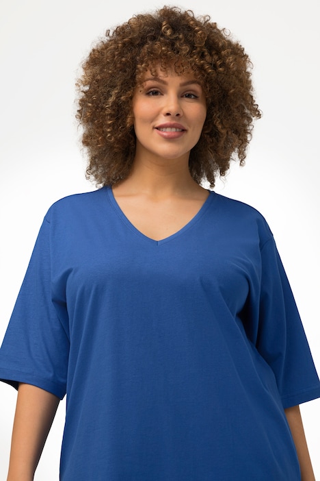 Basic V-Neck Relaxed Fit Short Sleeve Tee