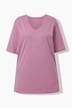 T-shirt, V-hals, relaxed, korte mouw