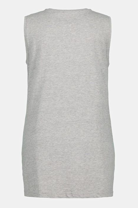 Basic V-Neck Relaxed Fit Cotton Knit Tank | Tank Tops | Knit Tops & Tees