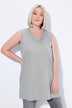Basic V-Neck Relaxed Fit Cotton Knit Tank
