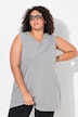 Basic V-Neck Relaxed Fit Cotton Knit Tank