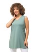 Top, výstřih do V, střih Relax, bez rukávů, bavlna