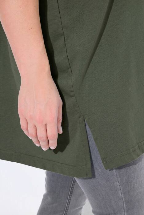 Top, V-Ausschnitt, Relaxed, ärmellos, Baumwolle