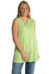 Top, výstřih do V, střih Relax, bez rukávů, bavlna