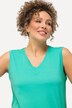 Top, V-Ausschnitt, Relaxed, ärmellos, Baumwolle