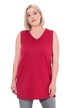 Top, výstřih do V, střih Relax, bez rukávů, bavlna