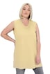 Top, výstřih do V, střih Relax, bez rukávů, bavlna