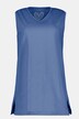 Topp, v-ringning, ledig passform, ärmlös, bomull