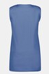 Topp, v-ringning, ledig passform, ärmlös, bomull