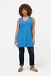 Basic V-Neck Relaxed Fit Cotton Knit Tank
