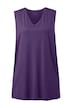Top, výstřih do V, střih Relax, bez rukávů, bavlna