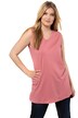 Top, výstřih do V, střih Relax, bez rukávů, bavlna