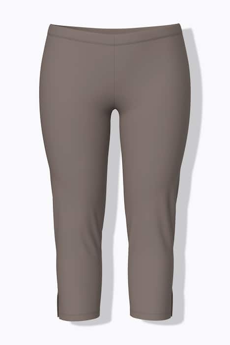 Capribroek, 7/8-lengte, elastische tailleband, tot maat 66/68