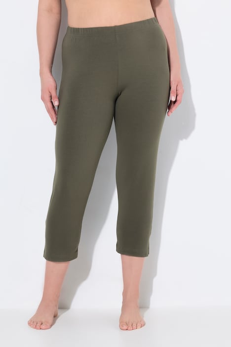 Basic Stretch Knit Capris