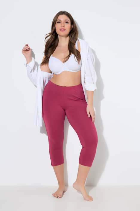 Pantalon corsaire, longueur 7/8. Taille élastique - jusqu'au 68/70