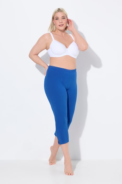 Pantalon corsaire longueur 7/8, taille élastique - jusqu'au 68/70