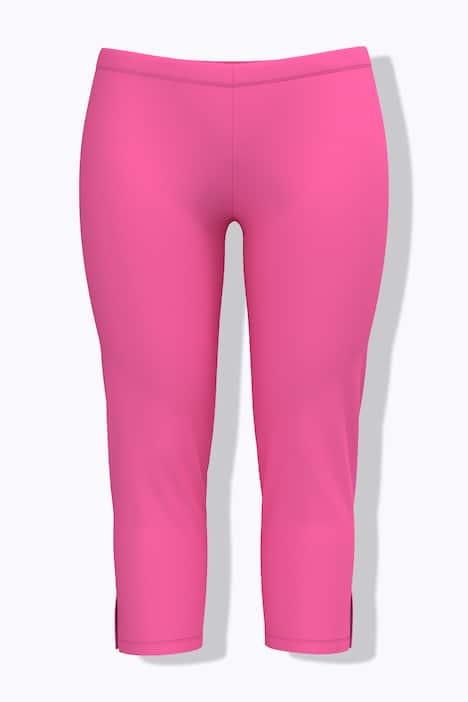 Capribroek, 7/8-lengte, elastische tailleband, tot maat 66/68