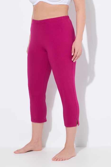 Basic Stretch Knit Capris