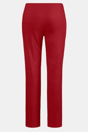 Duże rozmiary Wciągane spodnie, damska, ciemnoczerwone, rozmiar: 22, wiskoza/poliamid/elastan, Ulla Popken