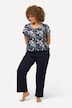Joggingbroek, rechte pijpen, elastische band