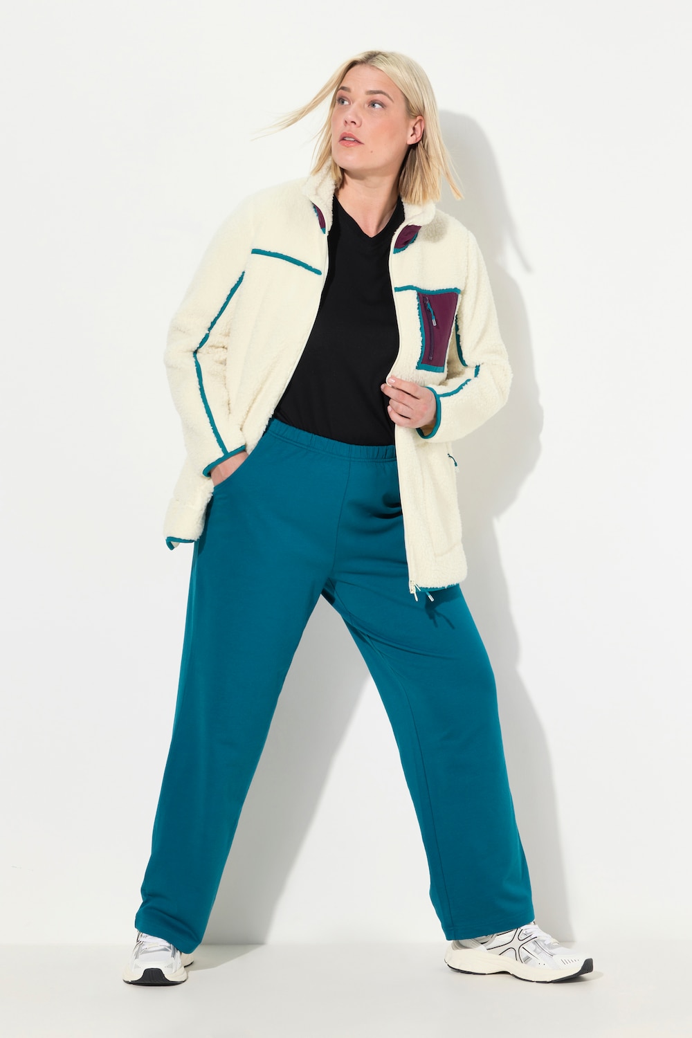 Jogginghose, gerades Bein, Gummibund