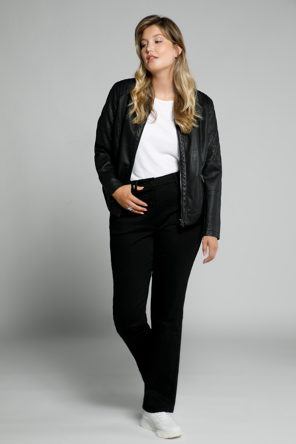 Grote Maten jeans Mony, Dames, zwart, Maat: 88, Katoen/Polyester, Ulla Popken Grote Maten jeans Mony, Dames, zwart, Maat: 88, Katoen/Polyester, Ulla Popken