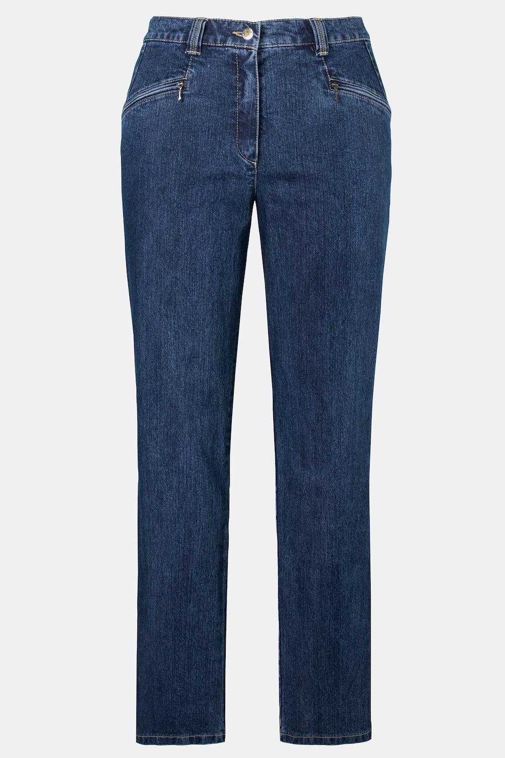 Stora storlekar Stretchjeans Mony, Dam, blå, storlek: 58, Bomull/Polyester, Ulla Popken