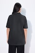 Poloshirt, Piqué, Polokragen, Samt-Knopfleiste, Halbarm