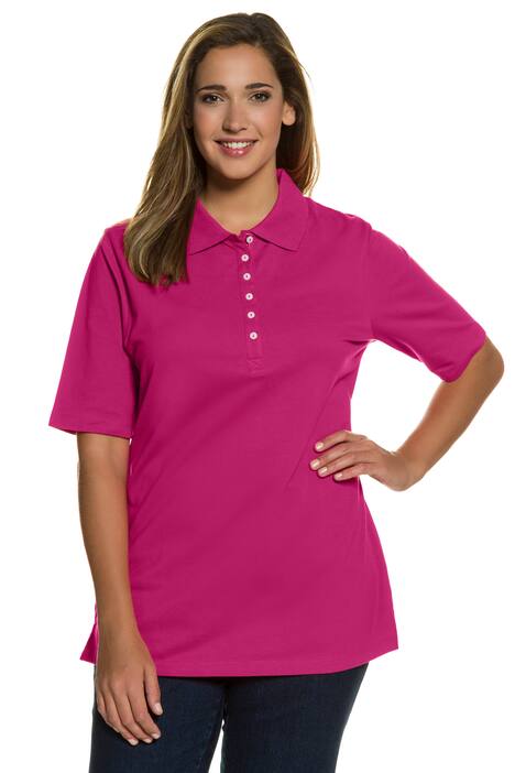 Polokošile, piké, polo límeček, sametová knoflíková léga, krátké rukávy