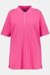 Koszulka polo, pika, kołnierzyk polo, aksamitna listwa guzikowa, rękaw 1/2