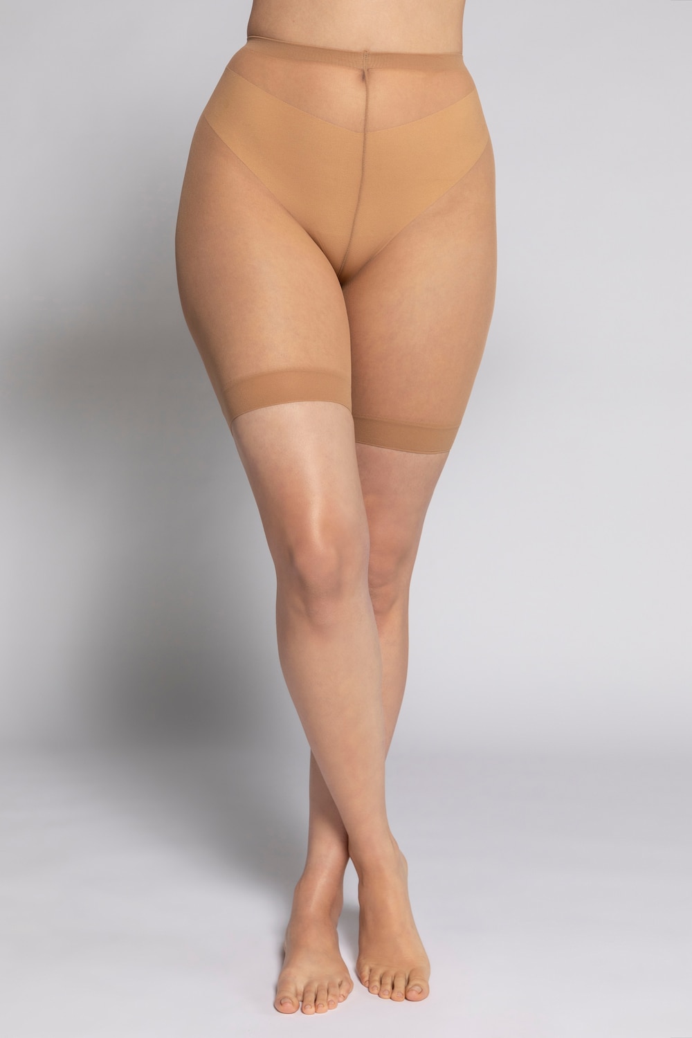 Große Größen Strumpf-Radler, Damen, beige, Größe: 48/50, Synthetische Fasern, Ulla Popken