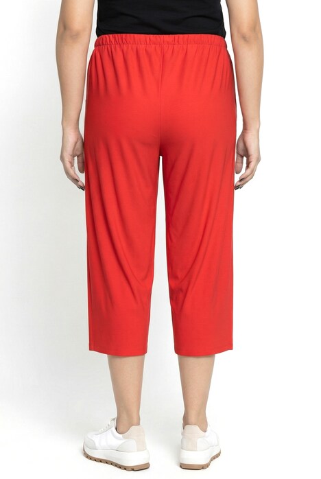 7/8-Jogginghose, gerades Bein, Elastikbund