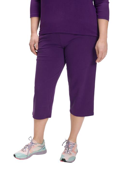 7/8 jogging kalhoty, rovné nohavice, elastický pas