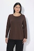 Shirt, Slim, Rundhalsausschnitt, Langarm