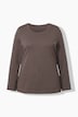 Shirt, Slim, Rundhalsausschnitt, Langarm
