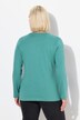 Basic Round Neck Long Sleeve Slim Fit Cotton Tee