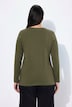 Shirt, Slim, Rundhalsausschnitt, Langarm