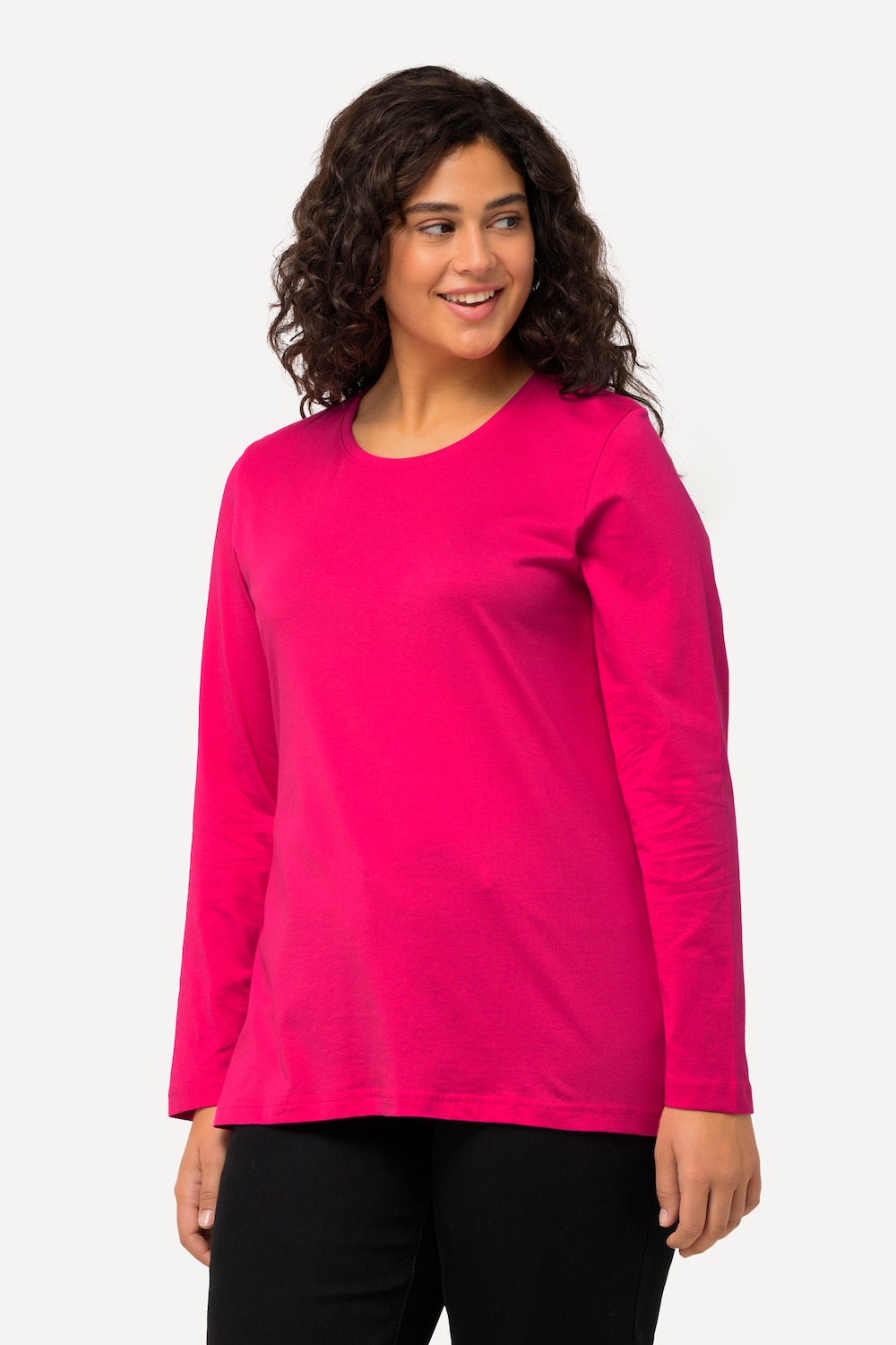 Große Größen Shirt, Damen, rosa, Größe: 50/52, Baumwolle, Ulla Popken